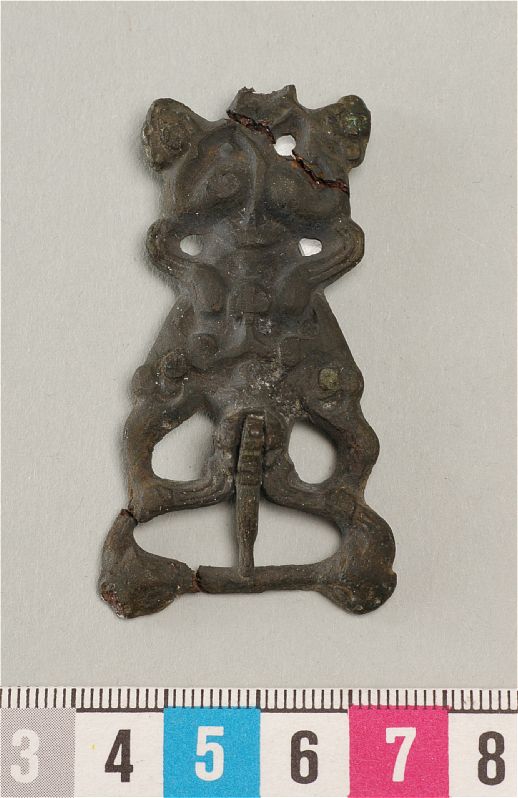Belt buckle from a female cremation grave