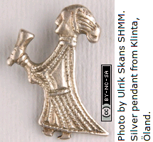 Silver pendant from Klinta.